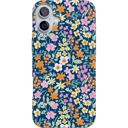 Full Bloom | Navy Floral Case iPhone Case get.casely Classic + MagSafe® iPhone 16 Plus