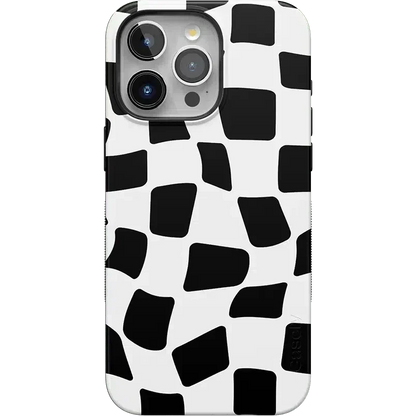 Funky Checkerboard | High Contrast Design Case Phone Case Casetry Bold Flex + MagSafe® iPhone 15 Pro Max