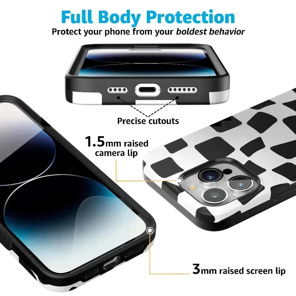 Funky Checkerboard | High Contrast Design Case Phone Case Casetry