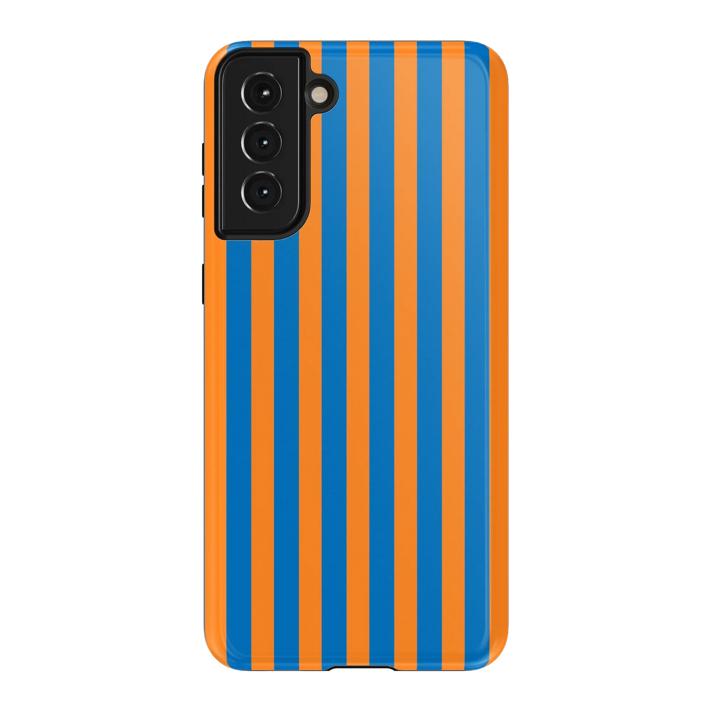 Go New York | Blue & Orange Stripes Case - Galaxy S21 Plus