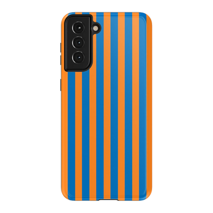 Go New York | Blue & Orange Stripes Case - Galaxy S21 Plus