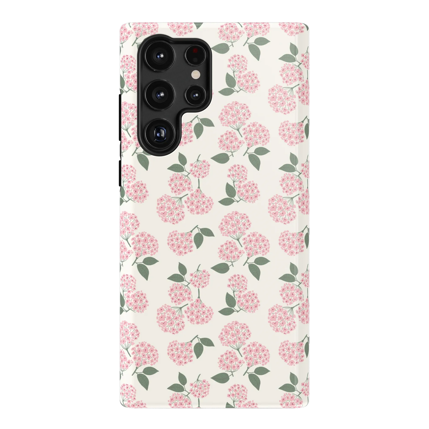 Nantucket Cottage | Pink Hydrangea Case - Galaxy S22 Ultra