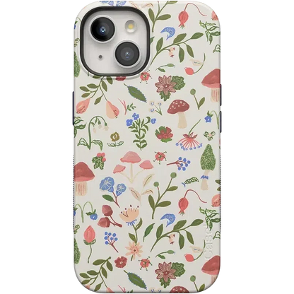Garden Party | Mushroom Floral Case iPhone Case get.casely Bold + MagSafe® iPhone 15 Plus