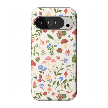 Garden Party | Mushroom Floral Case iPhone Case get.casely Essential + MagSafe® Google Pixel 10 Pro XL
