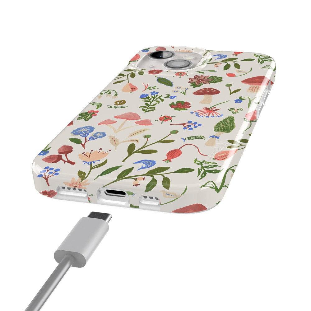 Garden Party | Mushroom Floral Case iPhone Case get.casely