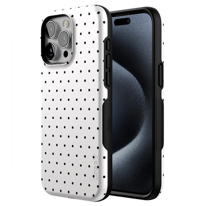 On the Dot | Black Polka Dot Case