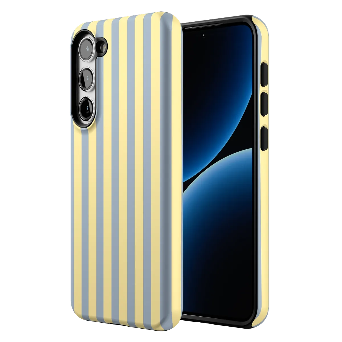 Coastline Stripes | Blue & Yellow Case
