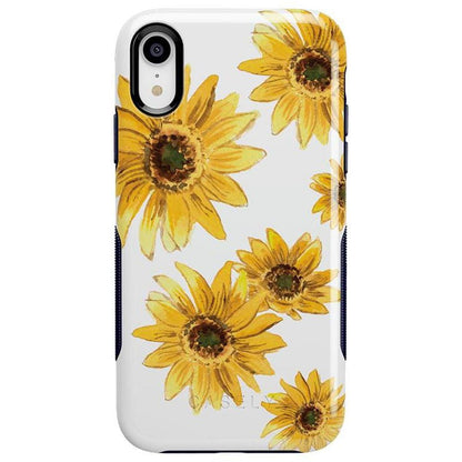 Golden Garden | Yellow Sunflower Floral Case iPhone Case get.casely Bold iPhone XR