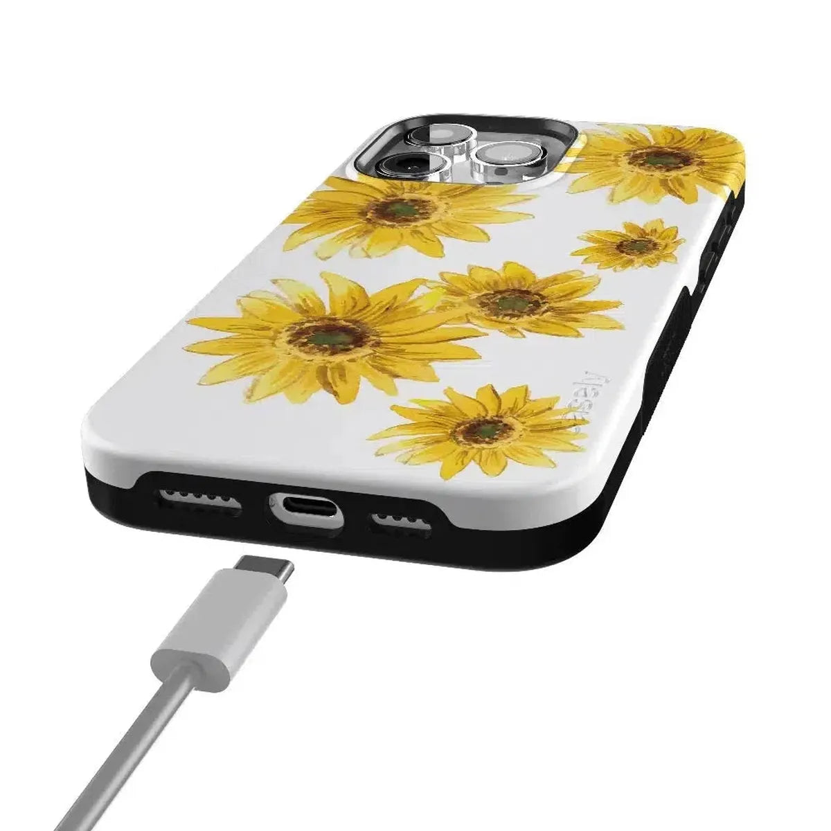 Golden Garden | Yellow Sunflower Floral Case iPhone Case get.casely