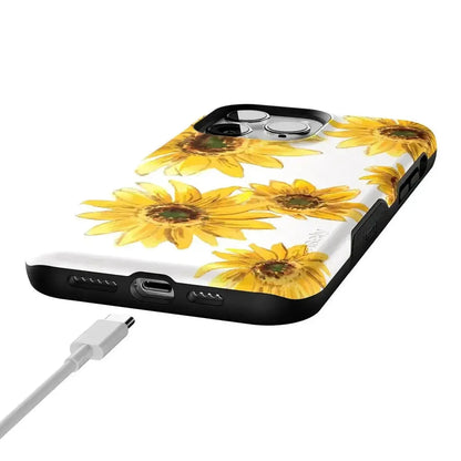 Golden Garden | Yellow Sunflower Floral Case iPhone Case get.casely