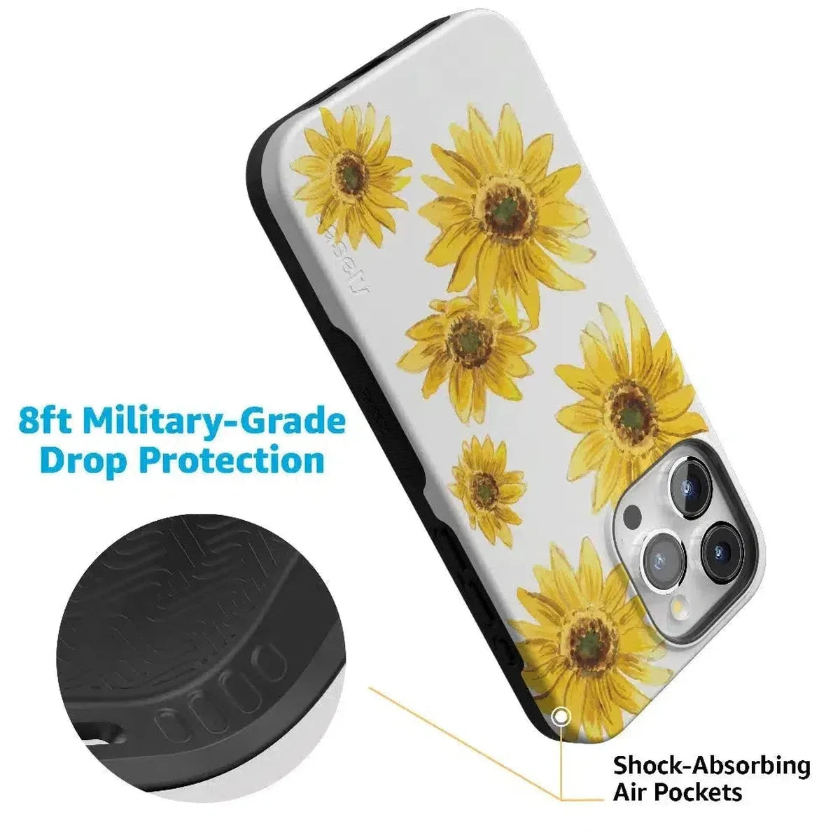 Golden Garden | Yellow Sunflower Floral Case iPhone Case get.casely