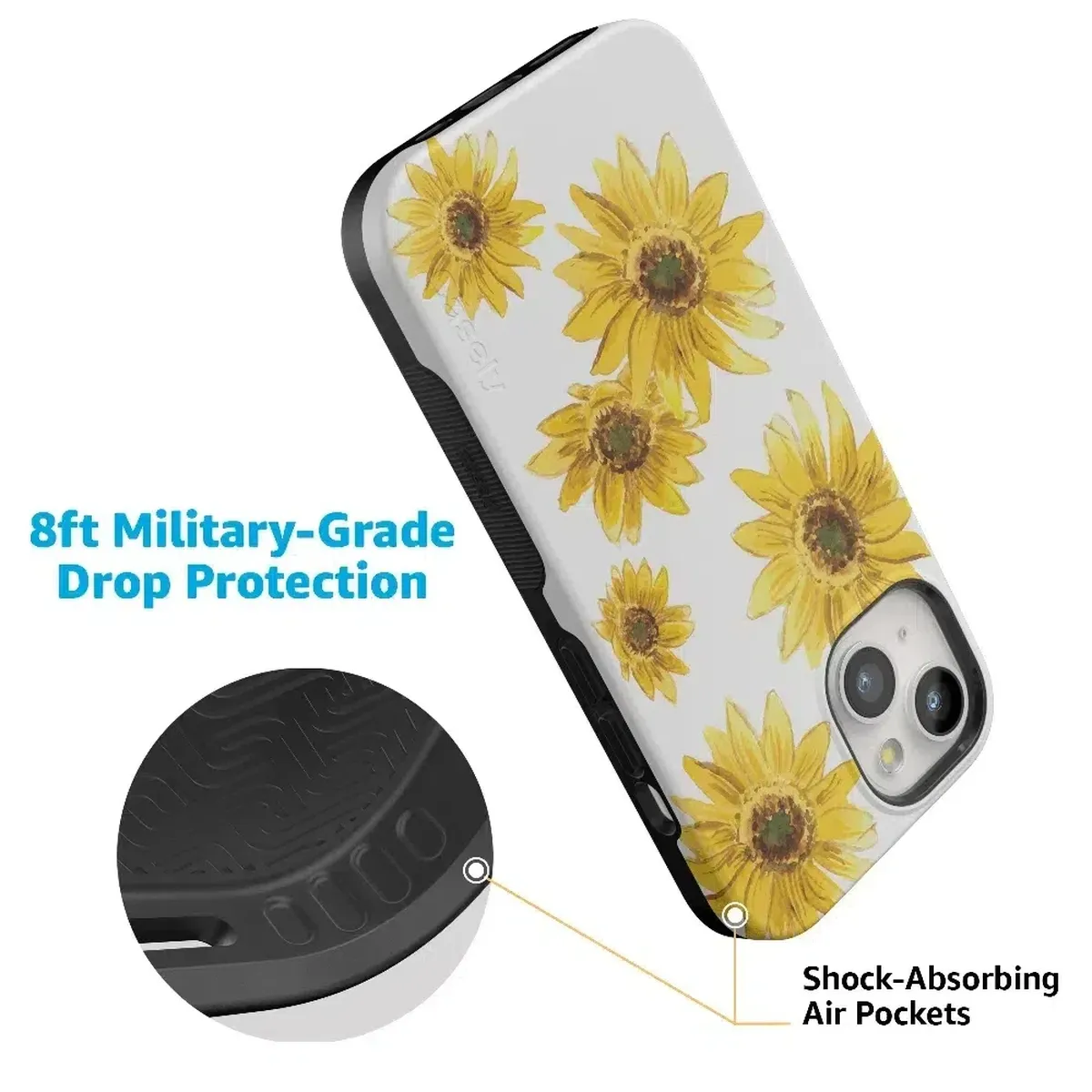 Golden Garden | Yellow Sunflower Floral Case iPhone Case get.casely