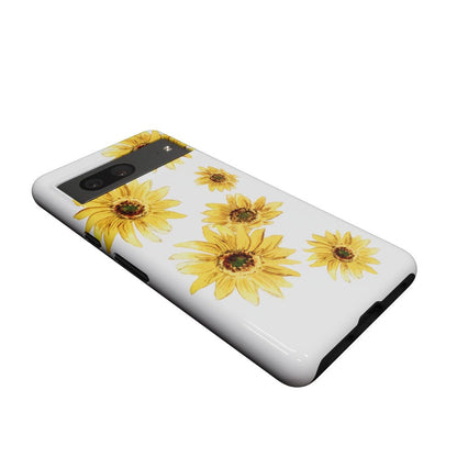 Golden Garden | Yellow Sunflower Floral Google Pixel Case Google Pixel Case Casetry