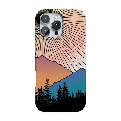 Golden Hour | Mountain Sunset Case iPhone Case get.casely Classic + MagSafe® iPhone 16 Pro Max