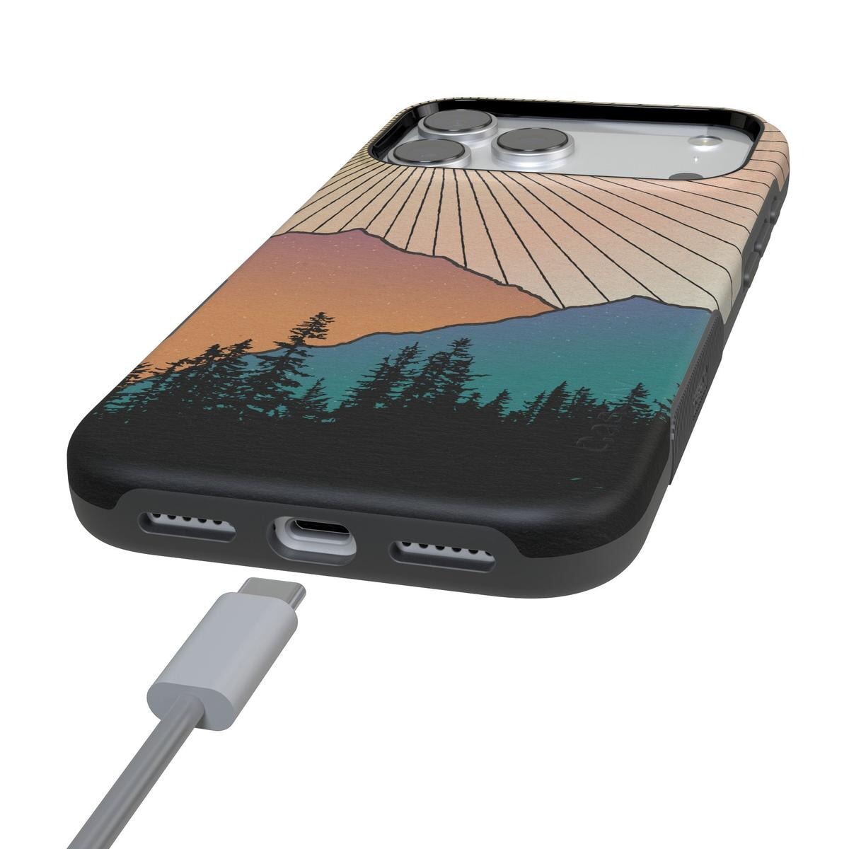 Golden Hour | Mountain Sunset Case iPhone Case get.casely