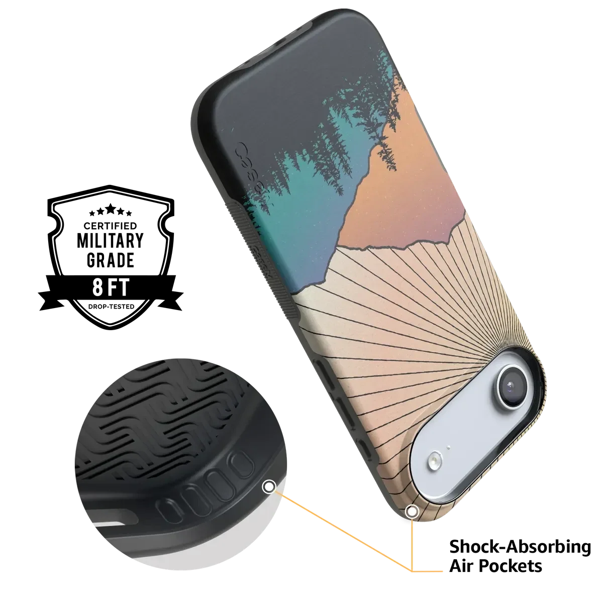 Golden Hour | Mountain Sunset Case iPhone Case get.casely