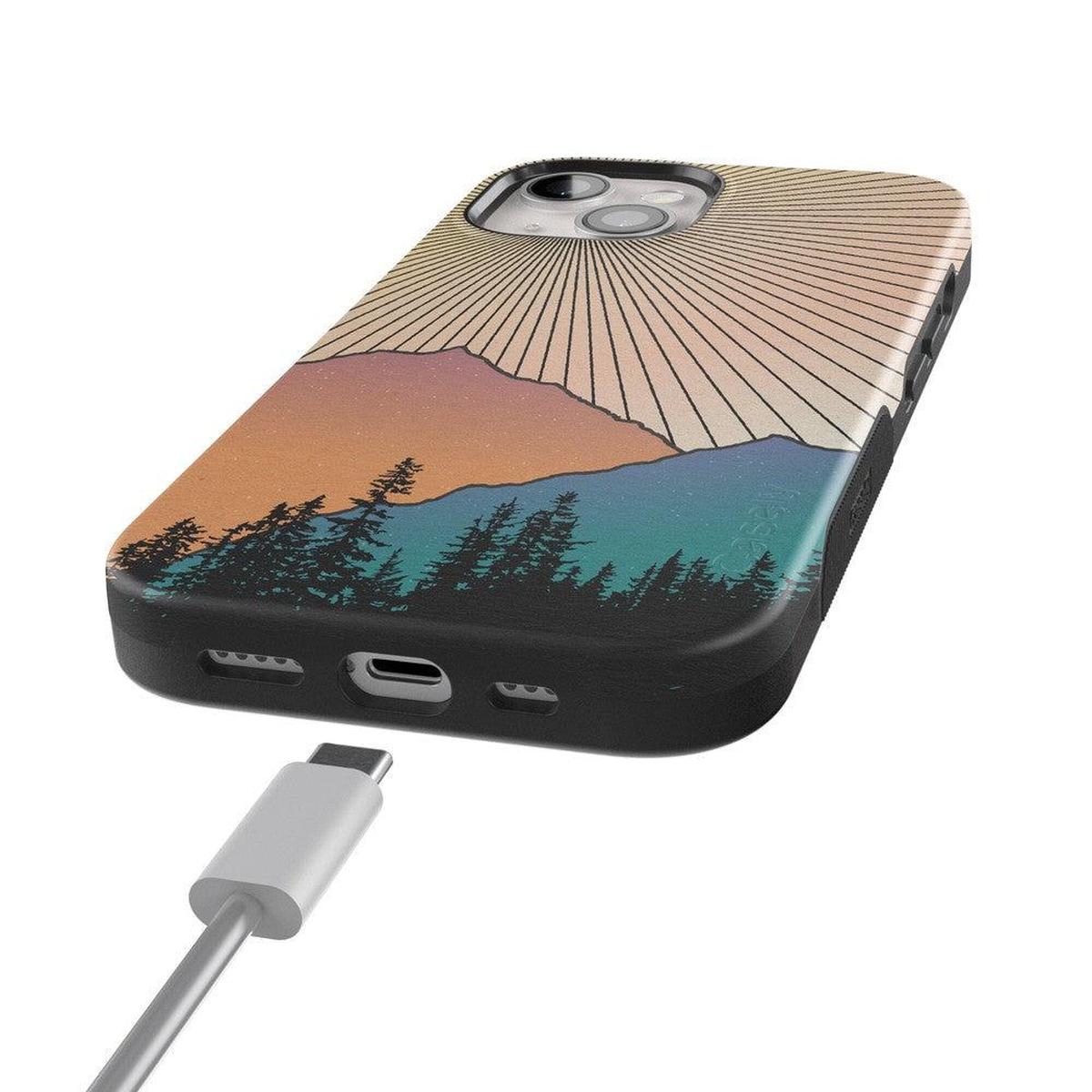 Golden Hour | Mountain Sunset Case iPhone Case get.casely