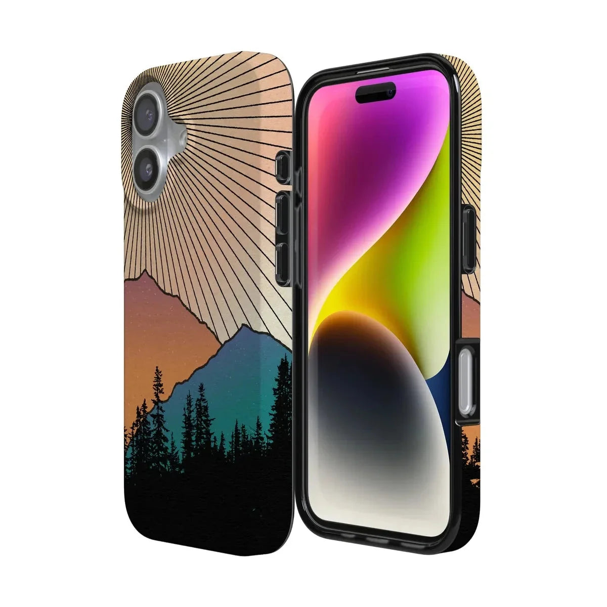 Golden Hour | Mountain Sunset Case iPhone Case get.casely