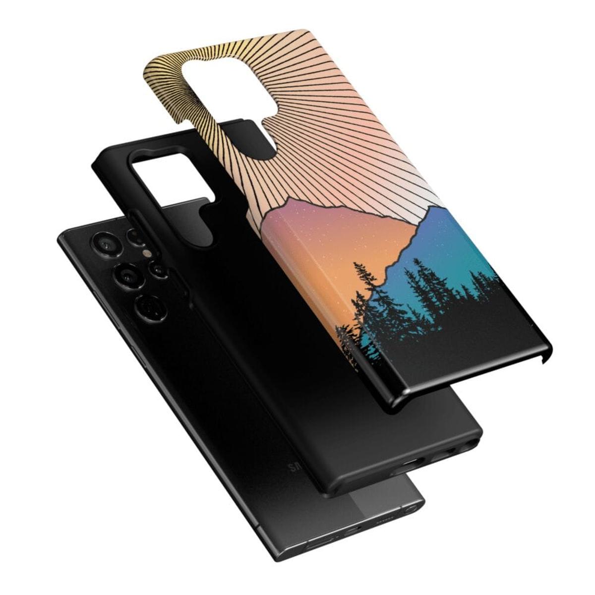 Golden Hour | Mountain Sunset Samsung Case Samsung Case Casetry