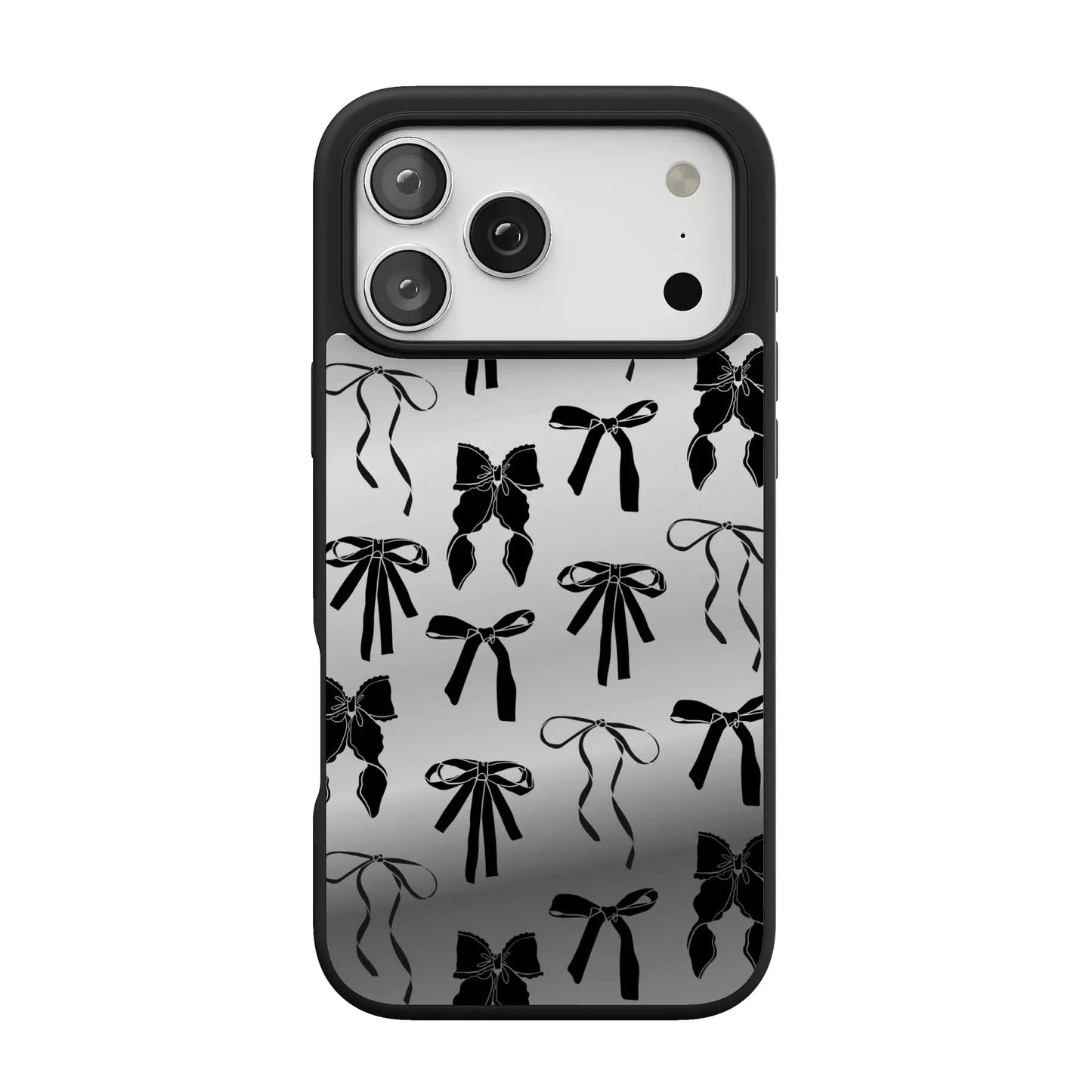 Goth Girlie | Black Bows Case Phone Case get.casely Align Reflect + MagSafe® iPhone 17 Pro Max