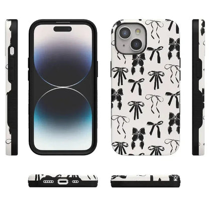 Goth Girlie | Black Bows Case Phone Case Casetry