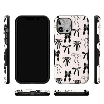 Goth Girlie | Black Bows Case Phone Case Casetry