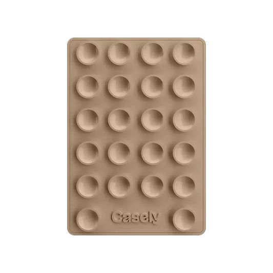 Grippy | Taupe Silicone Suction Phone Mount with MagSafe Grippy get.casely