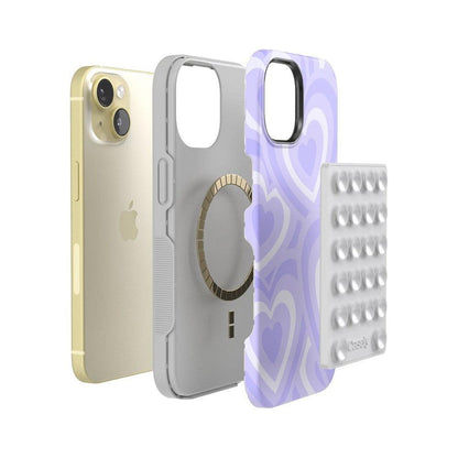 Grippy | White Silicone Suction Phone Mount with MagSafe Grippy get.casely