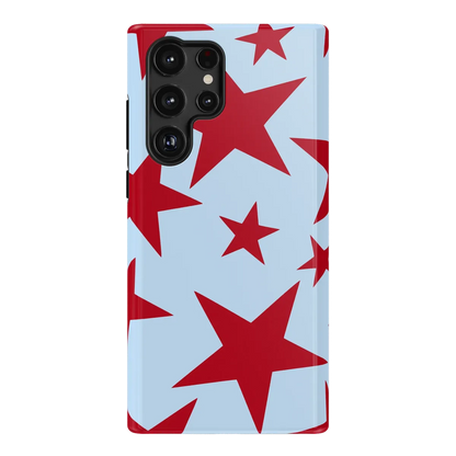 Stars Align | Blue & Red Stars Case - Galaxy S22 Ultra