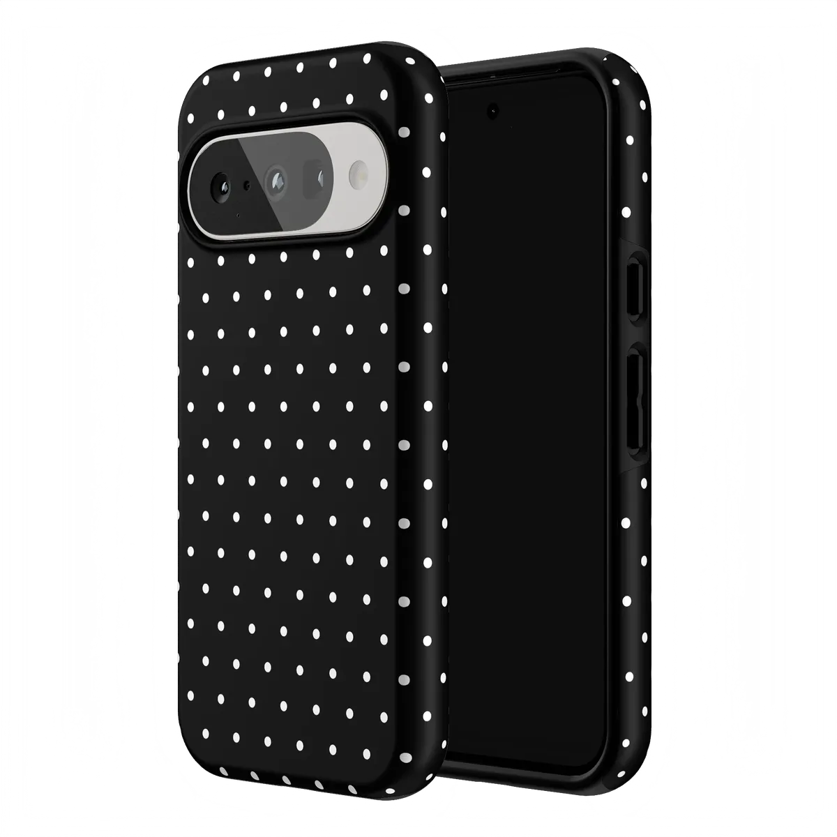 On the Dot | White Polka Dot Case