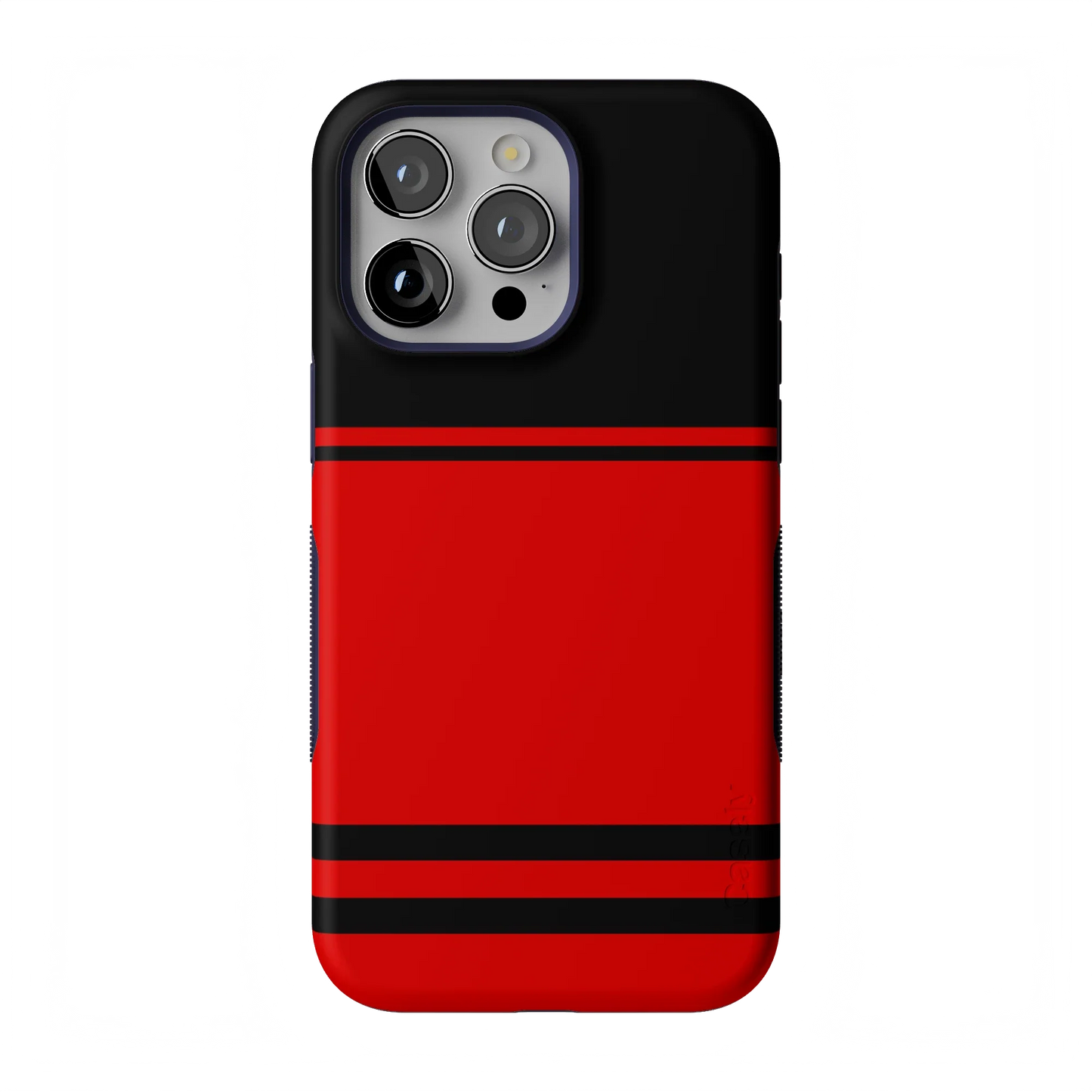 Go Canes | Black & Red Striped Case - iPhone 13 Pro Max