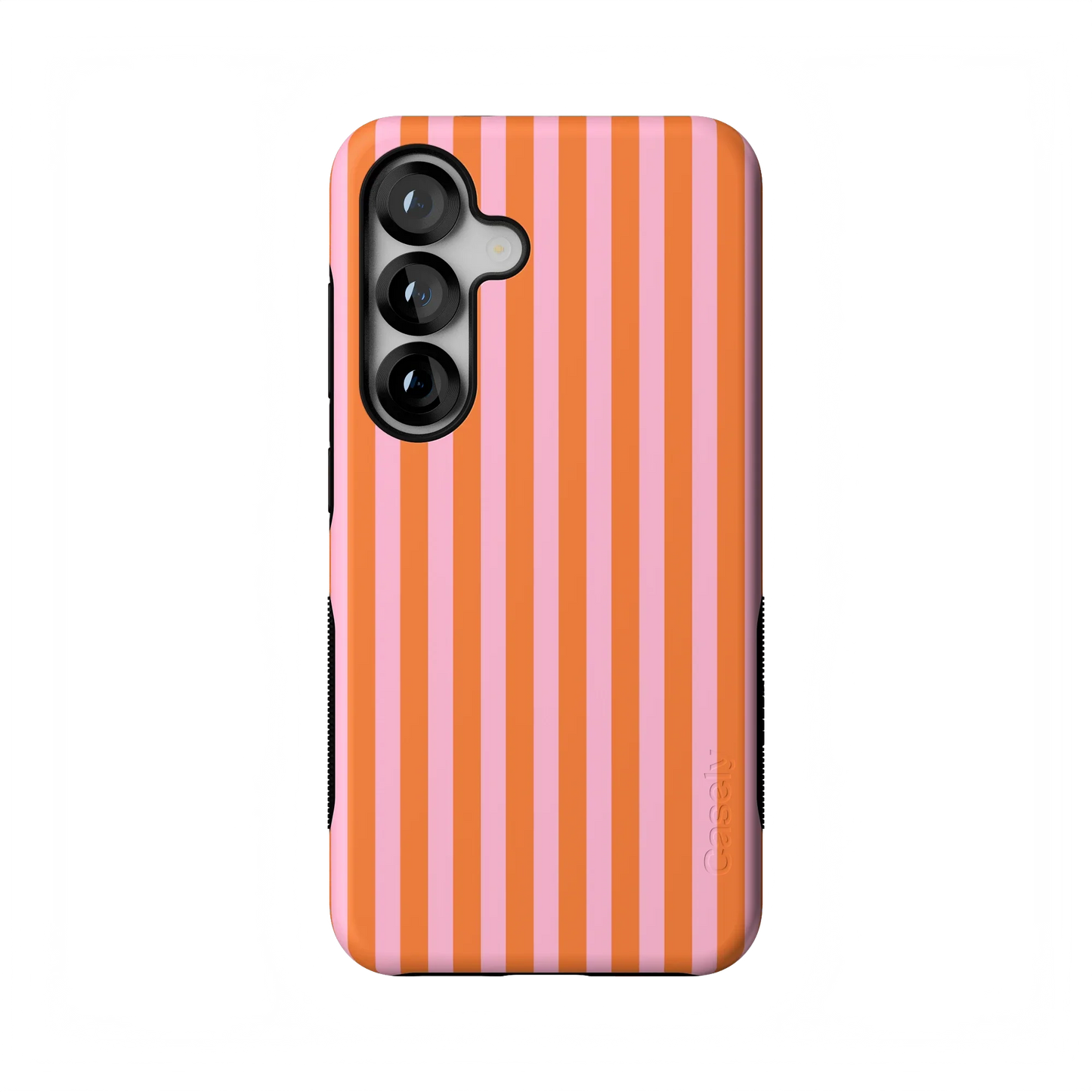 Perfect Stripes | Orange & Pink Stripes Case - Galaxy S25