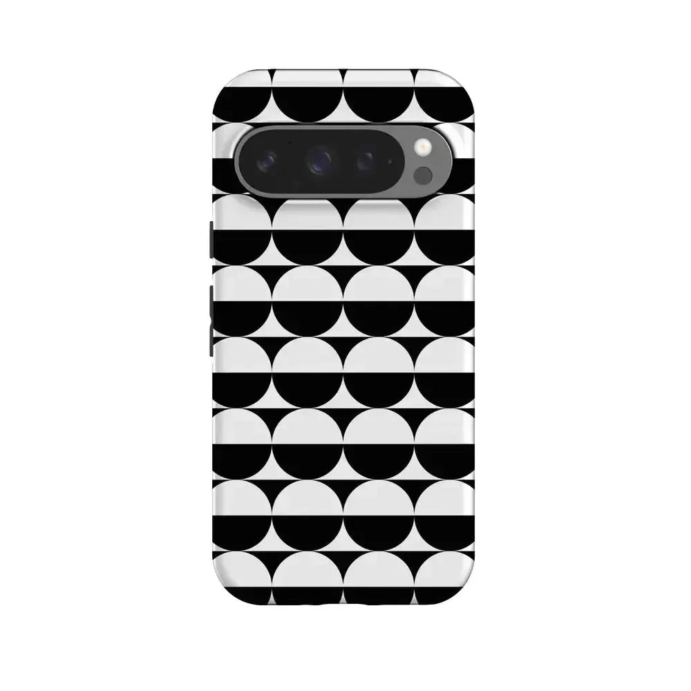 Half Moon | High Contrast Design Case Phone Case Casetry Essential + MagSafe® Google Pixel 10 Pro