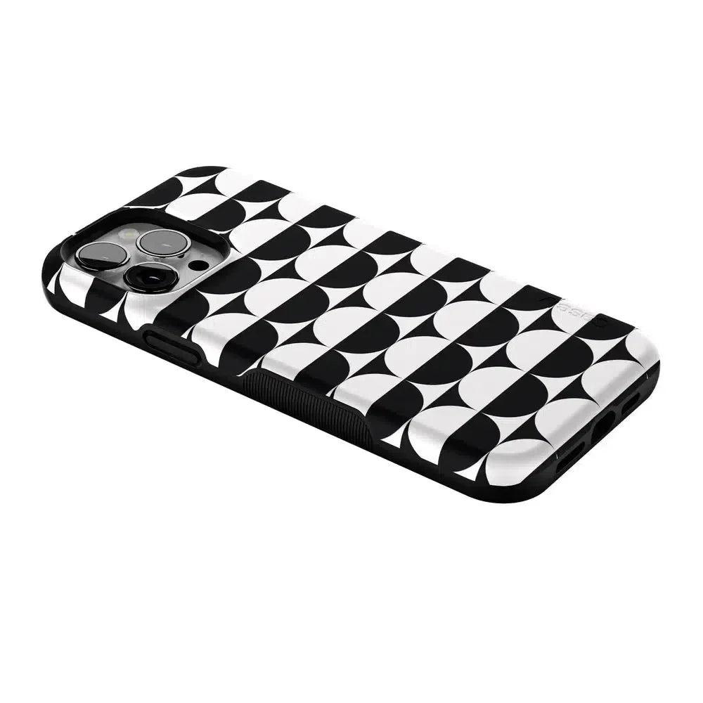 Half Moon | High Contrast Design Case Phone Case Casetry