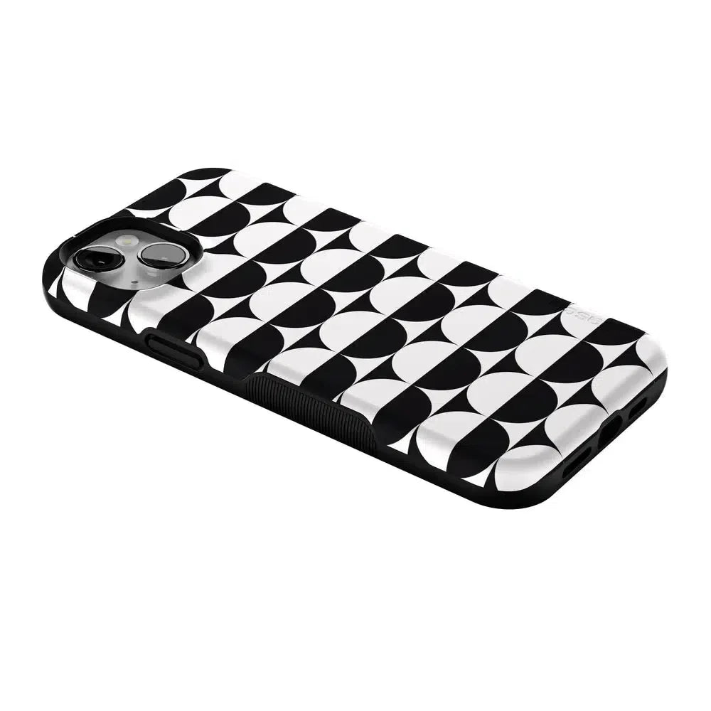 Half Moon | High Contrast Design Case Phone Case Casetry