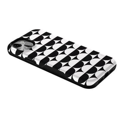 Half Moon | High Contrast Design Case Phone Case Casetry