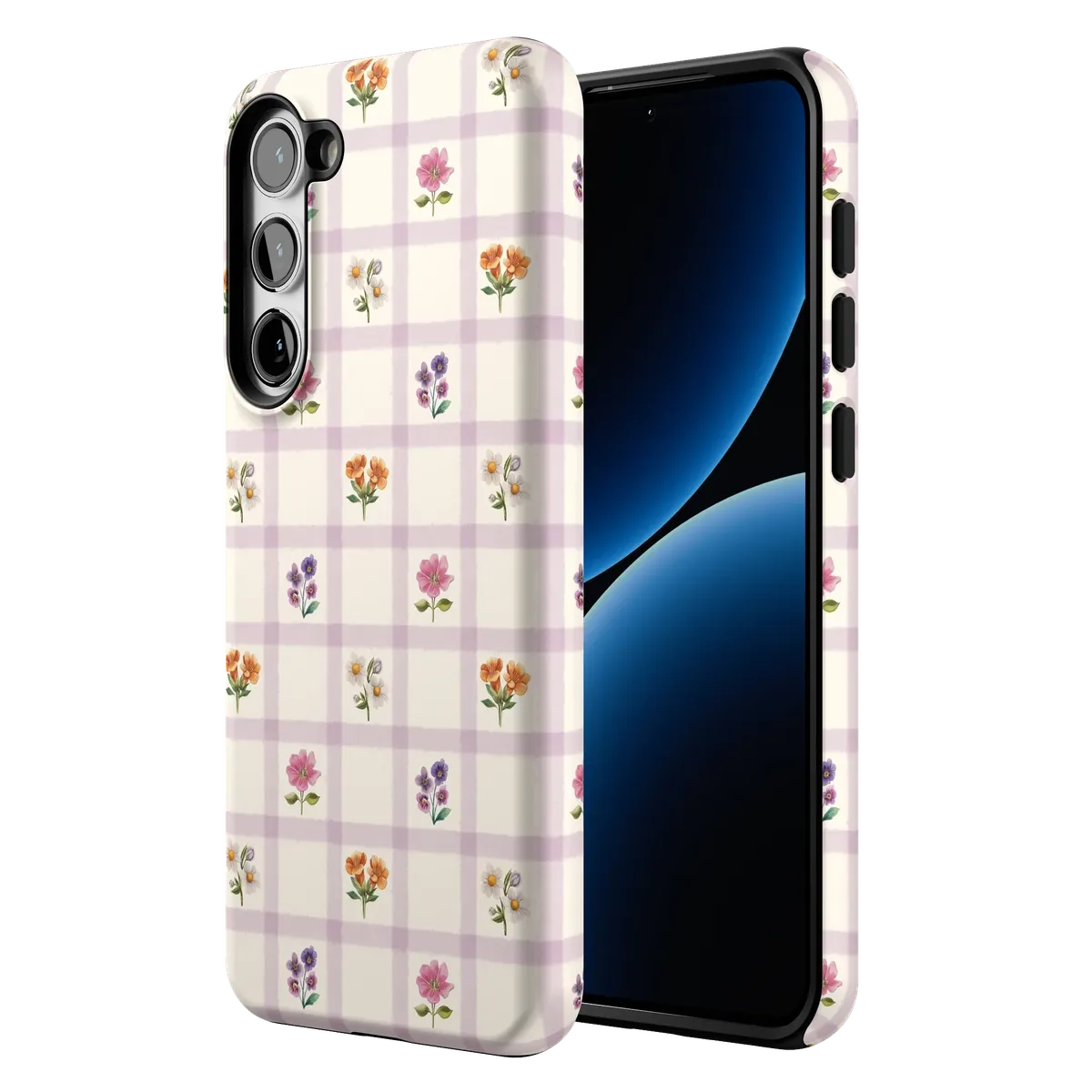 Meadow Check | Floral Gingham Case