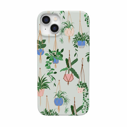 Hanging Around | Potted Plants Floral Case iPhone Case get.casely Classic + MagSafe® iPhone 14 Plus