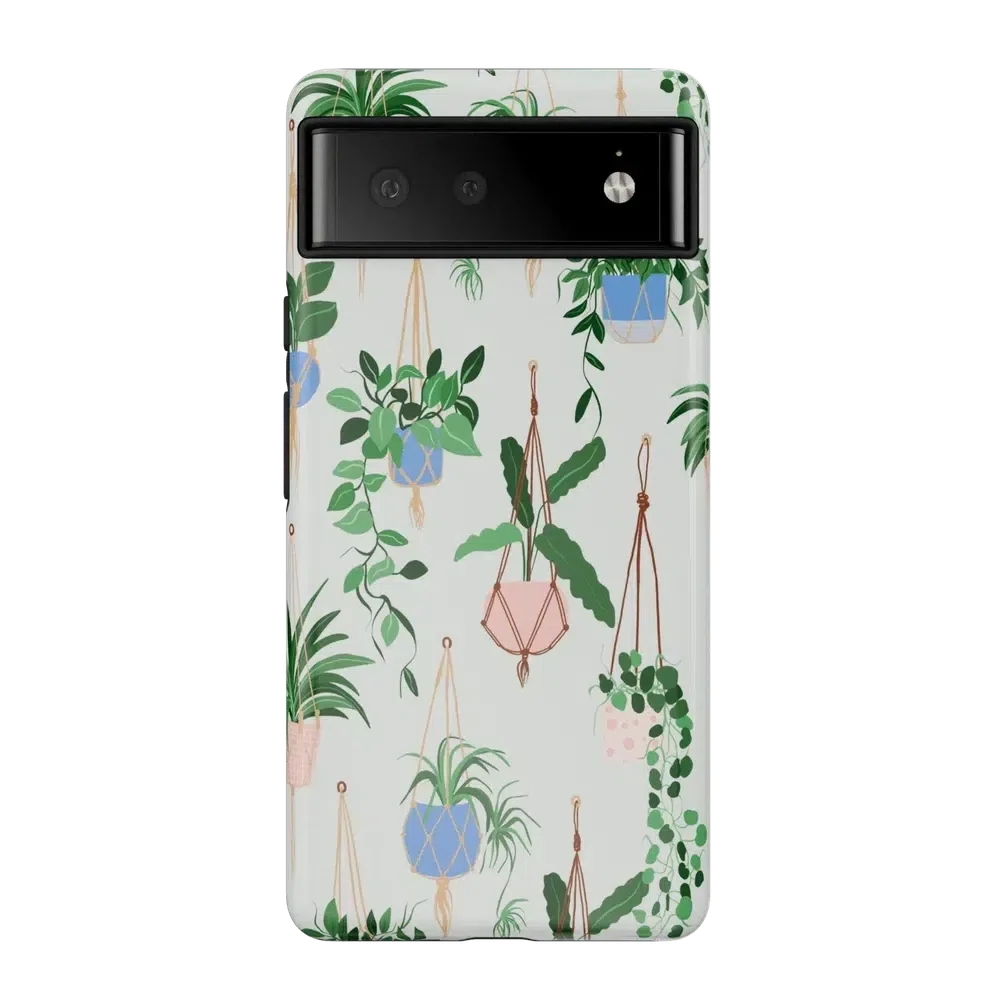 Hanging Around | Potted Plants Floral Google Pixel Case Google Pixel Case Casetry Essential Google Pixel 6