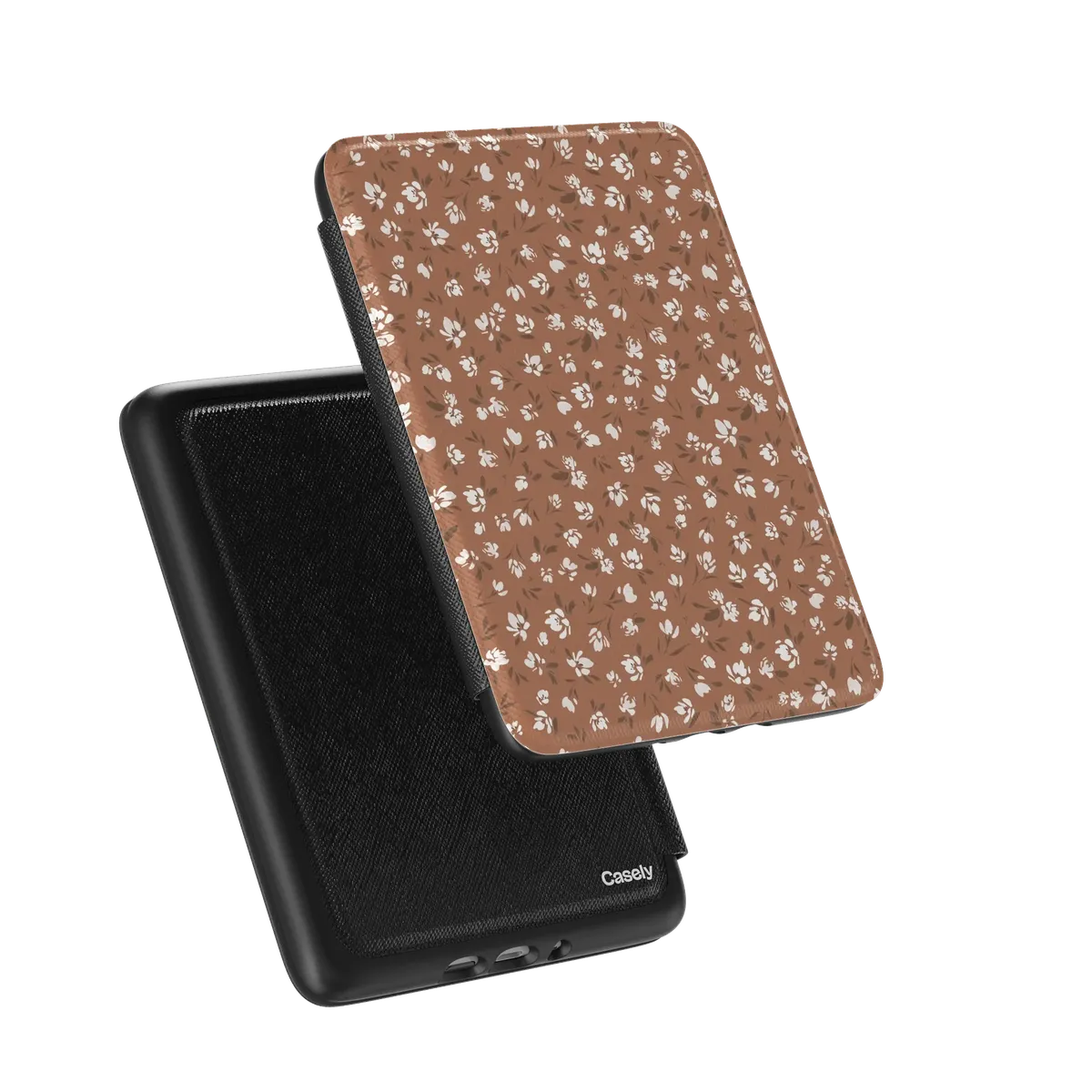 Mocha Meadow | Tiny Flowers Kindle Case
