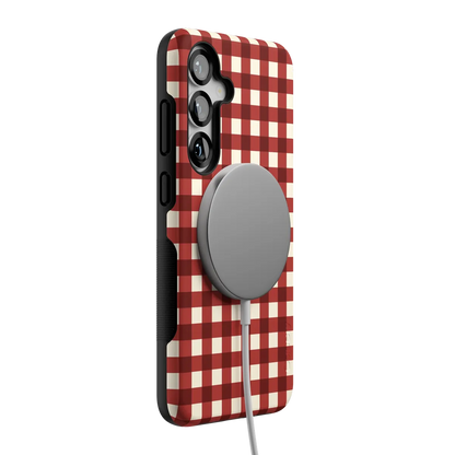 Checked Twice | Red Plaid Case