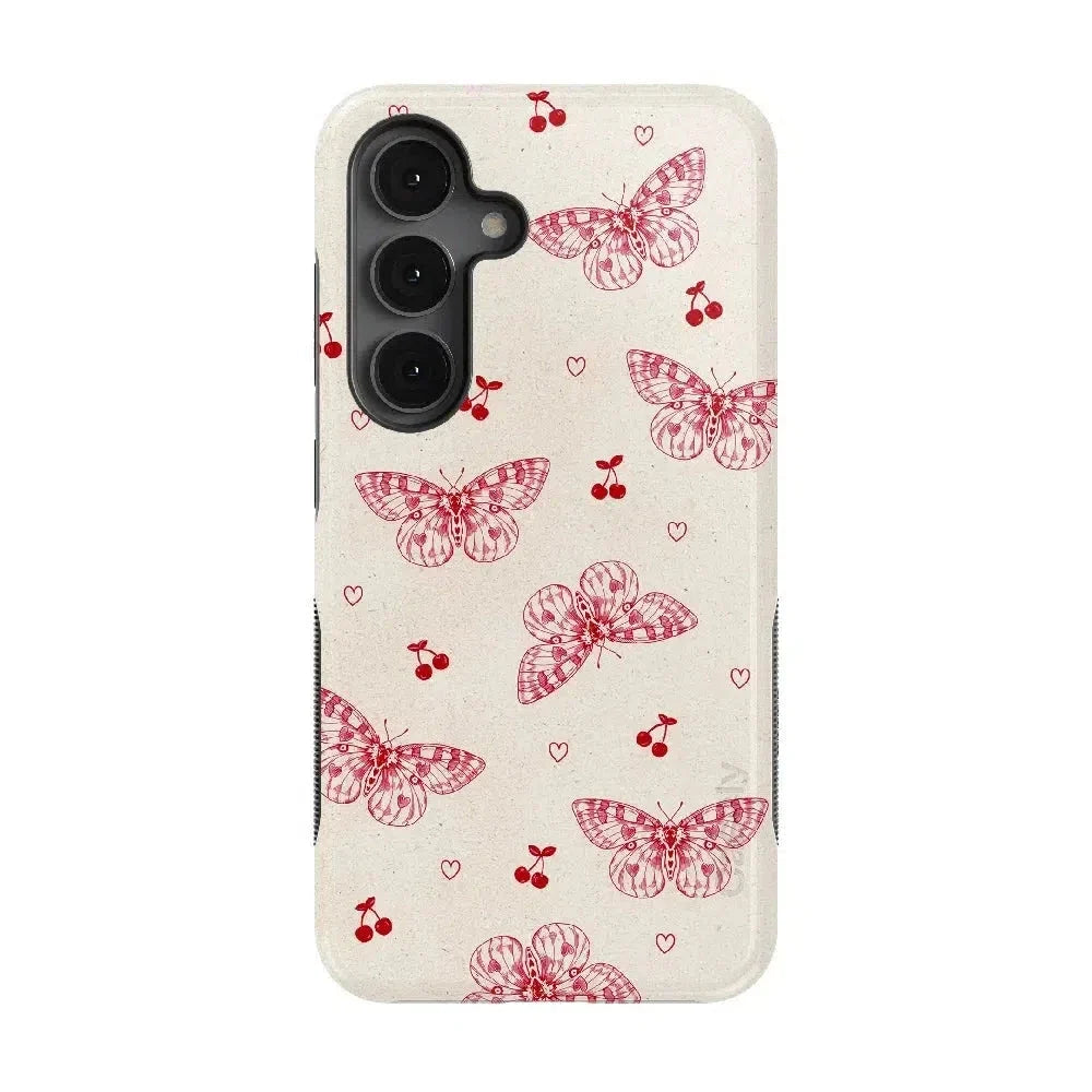 Heart Flutters | Butterfly Case iPhone Case get.casely Bold Flex + MagSafe® Galaxy S25