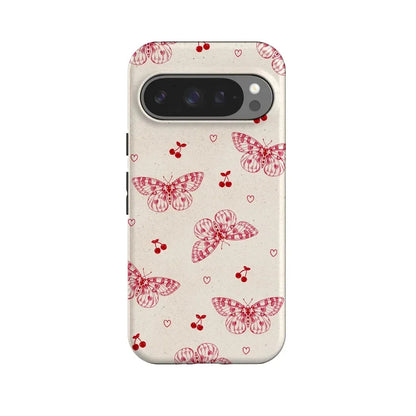 Heart Flutters | Butterfly Case iPhone Case get.casely Essential + MagSafe® Google Pixel 10 Pro