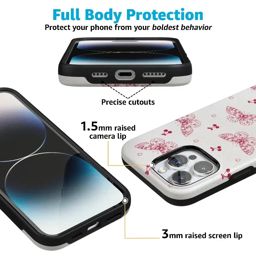 Heart Flutters | Butterfly Case iPhone Case get.casely