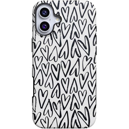 Heart Throb | Endless Hearts Case iPhone Case get.casely Bold + MagSafe® iPhone 16 Plus