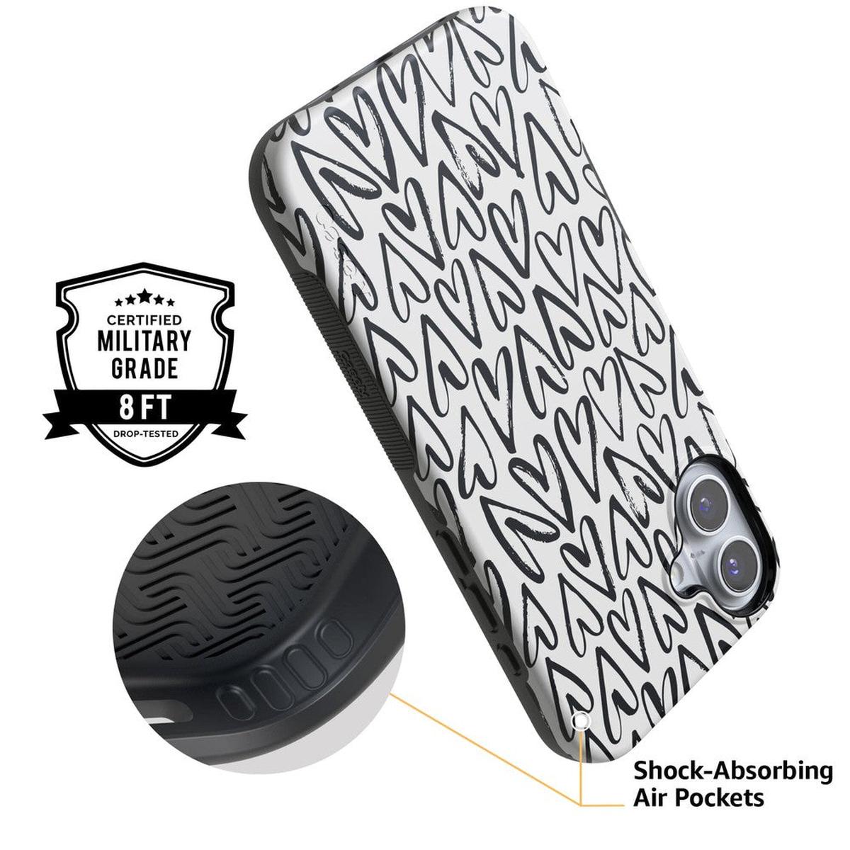 Heart Throb | Endless Hearts Case iPhone Case get.casely