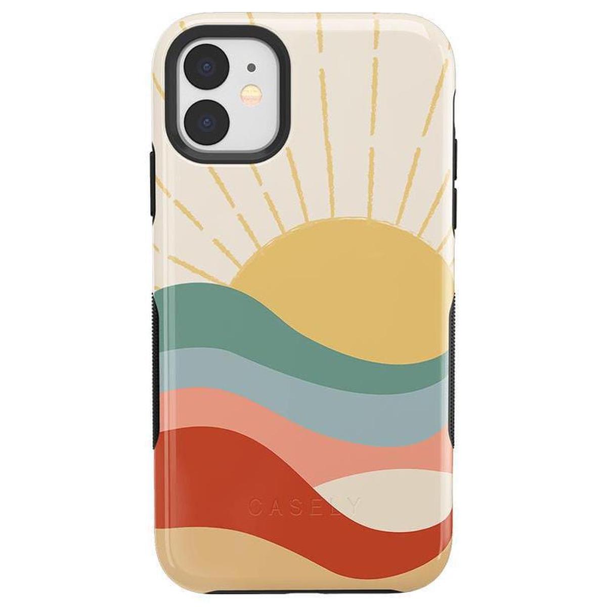 Here Comes the Sun | Colorblock Sunset Case iPhone Case get.casely Bold iPhone 12 Mini
