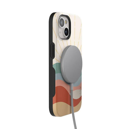 Here Comes the Sun | Colorblock Sunset Case iPhone Case get.casely