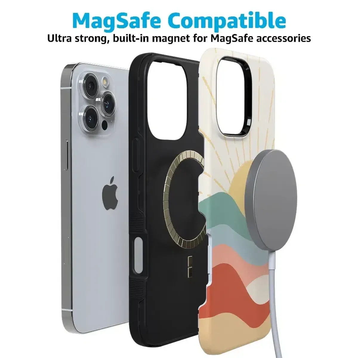 Here Comes the Sun | Colorblock Sunset Case iPhone Case get.casely