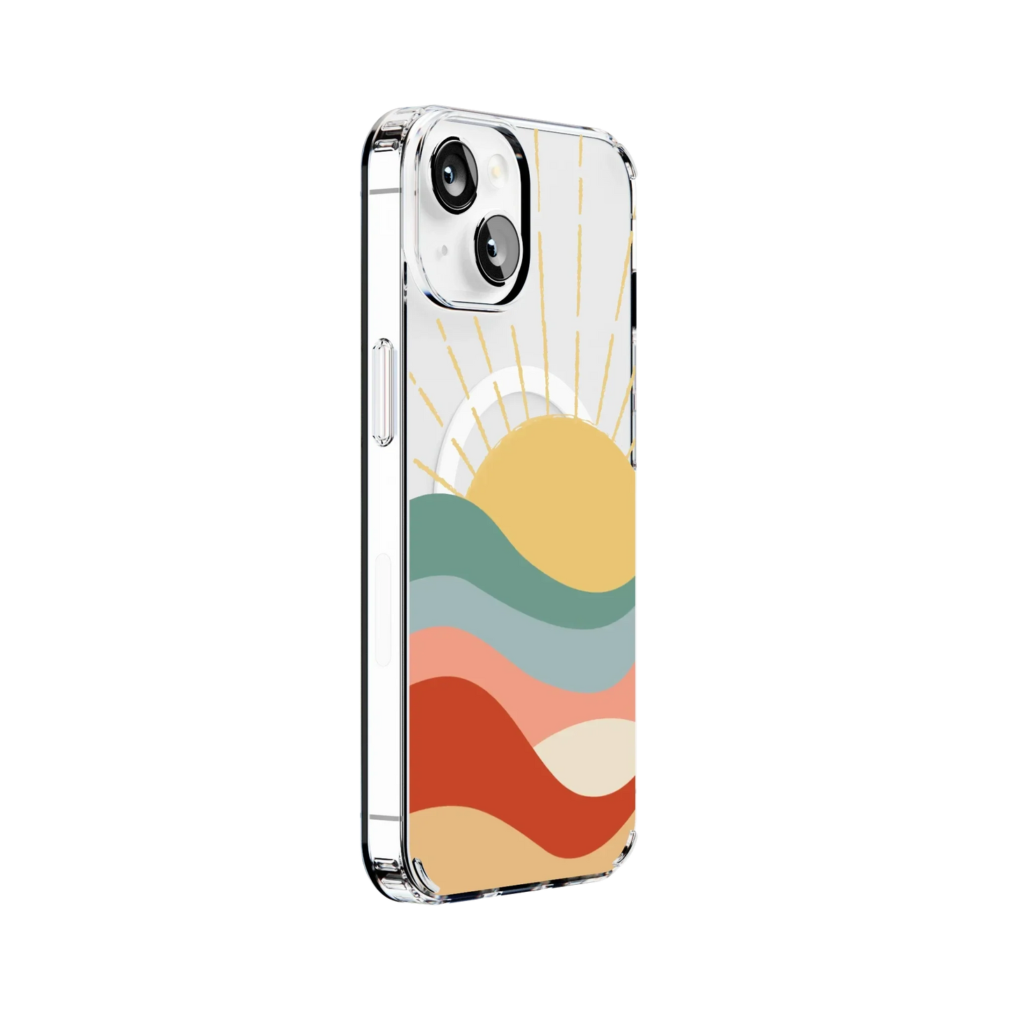 Here Comes the Sun | Colorblock Sunset Case iPhone Case get.casely